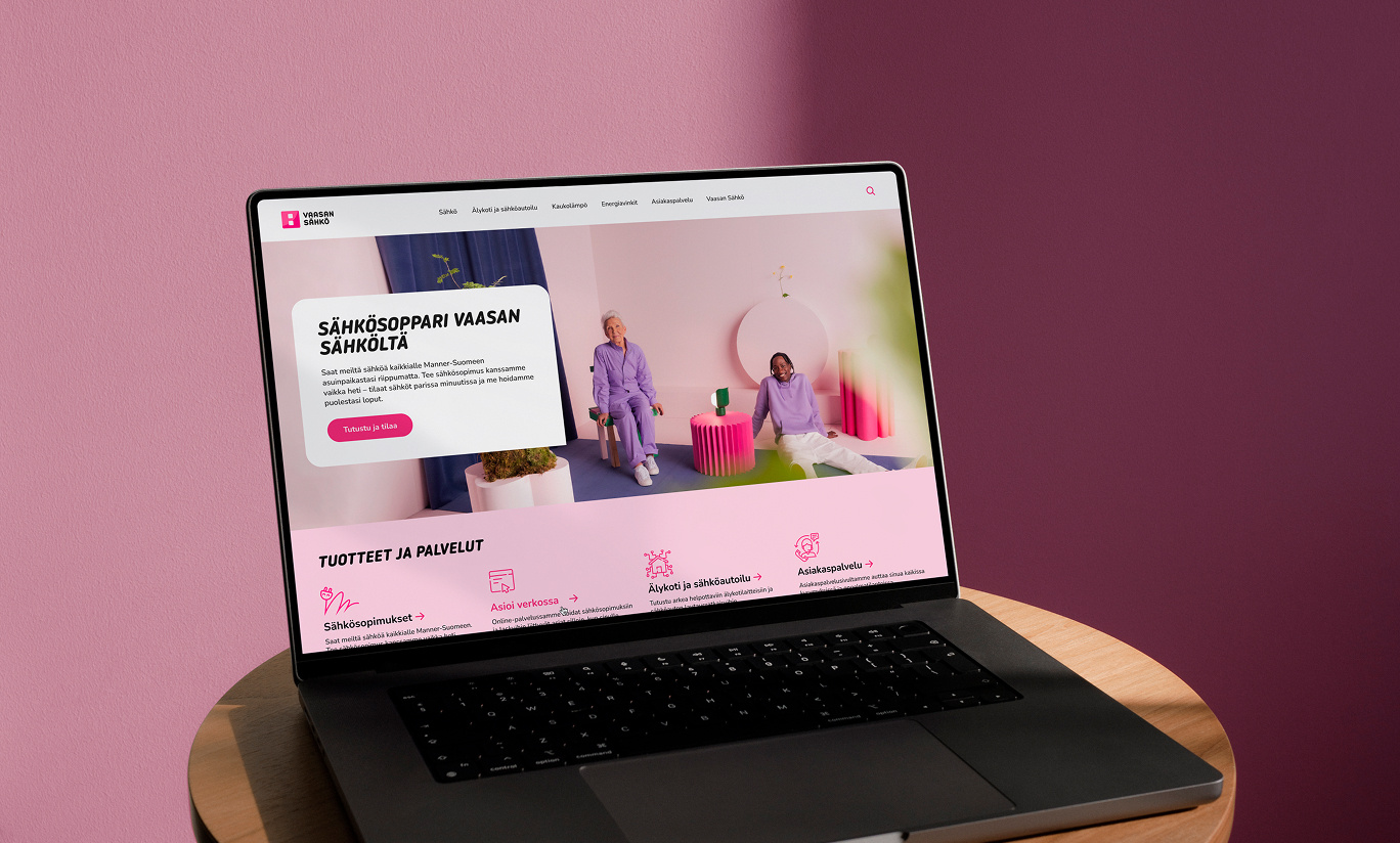 Read more about: How Vaasan Sähkö benefits from refreshed digital channels with a unified look and feel