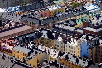 City of Helsinki from above