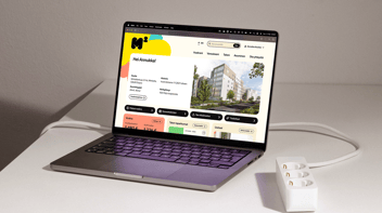 OmaM2 portal on a laptop