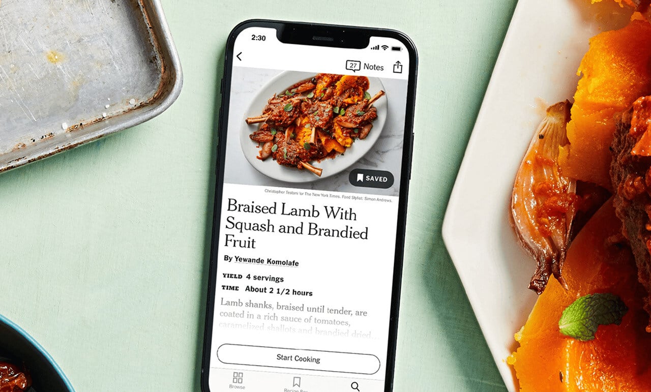 Read more about: The New York Times Cooking App
