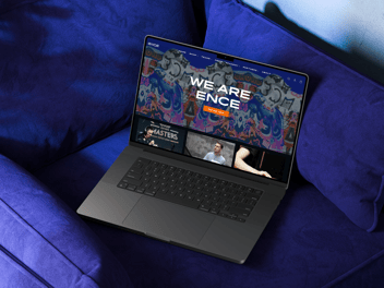 ENCE esports web service mockup