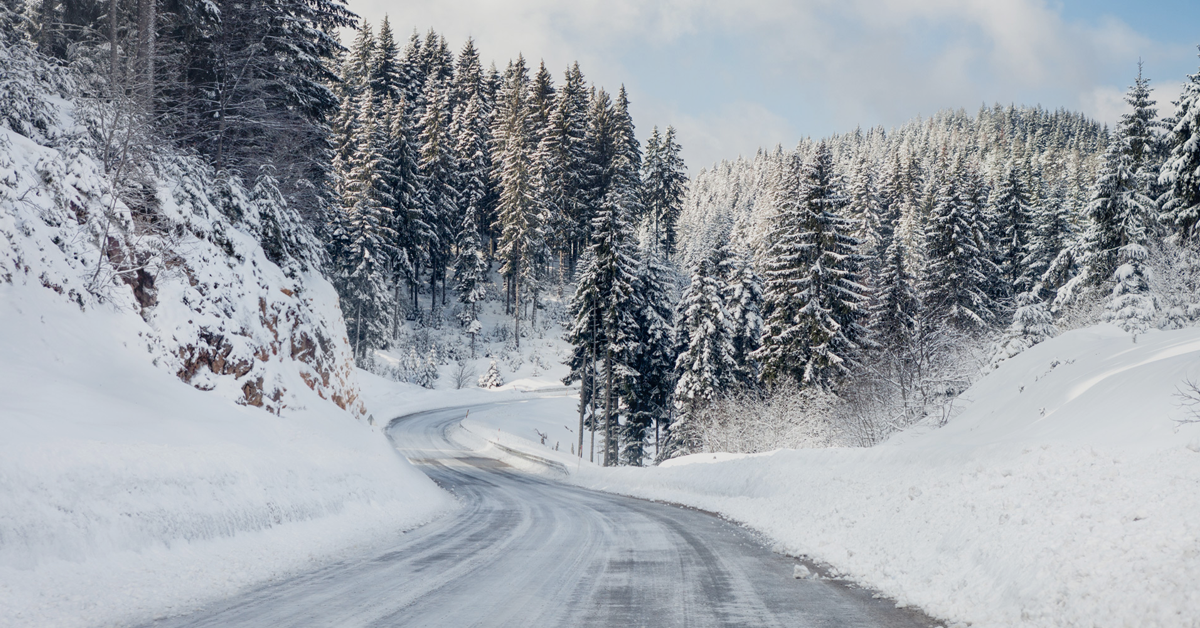 Snowy road