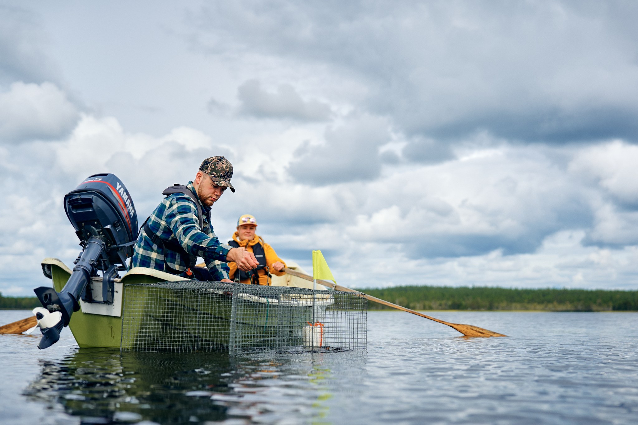 fisherman on a boat