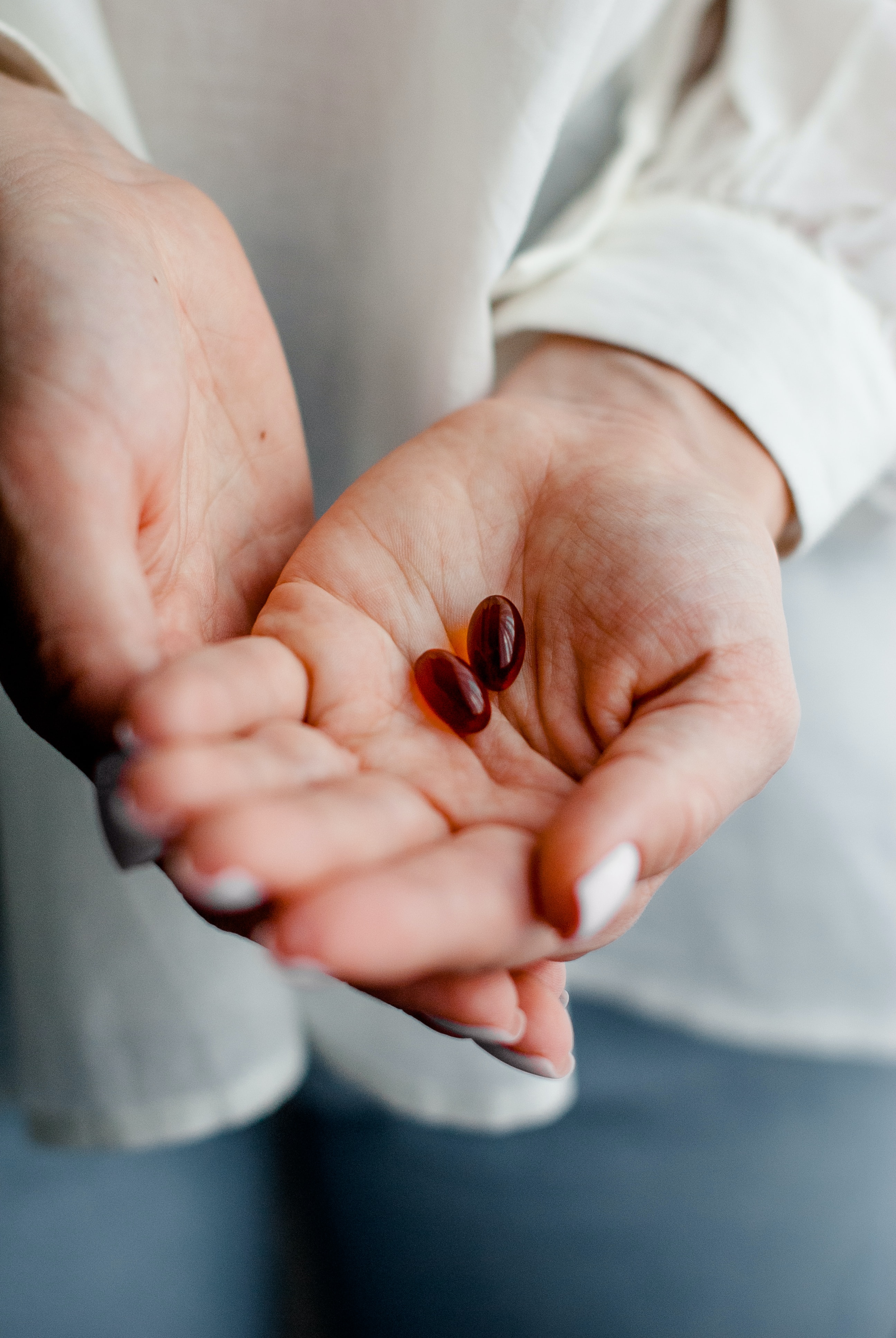 Person holding medication